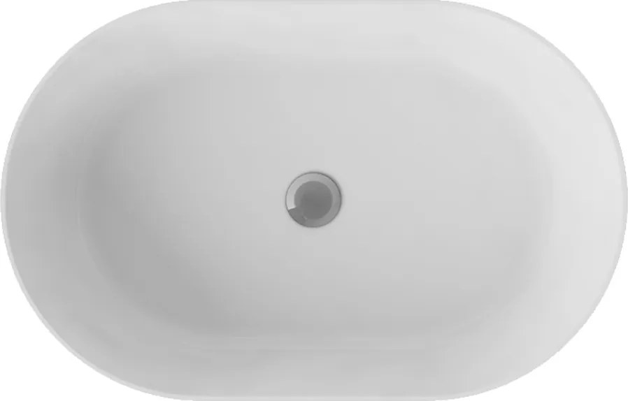 Besco Umývadlo na dosku z liateho mramoru Lova Glam S UM D 53x34 cm