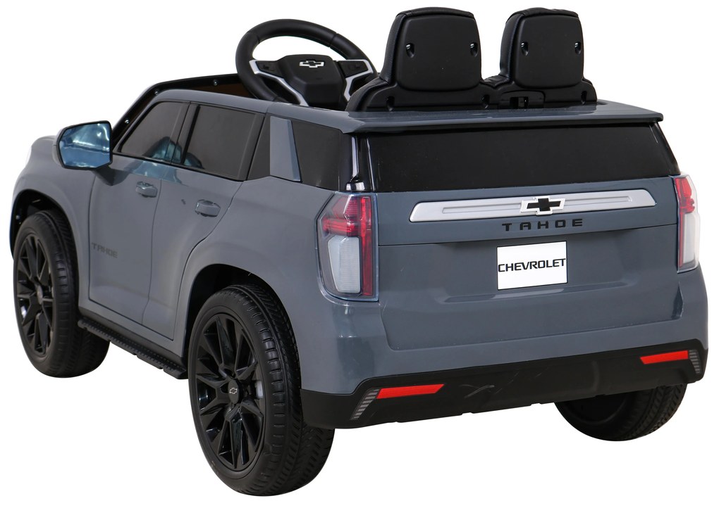 RAMIZ Elektrické autíčko - Elektrické autíčko - Chevrolet Tahoe - sivé - 2 x 35W - batéria 12V/7Ah -2023