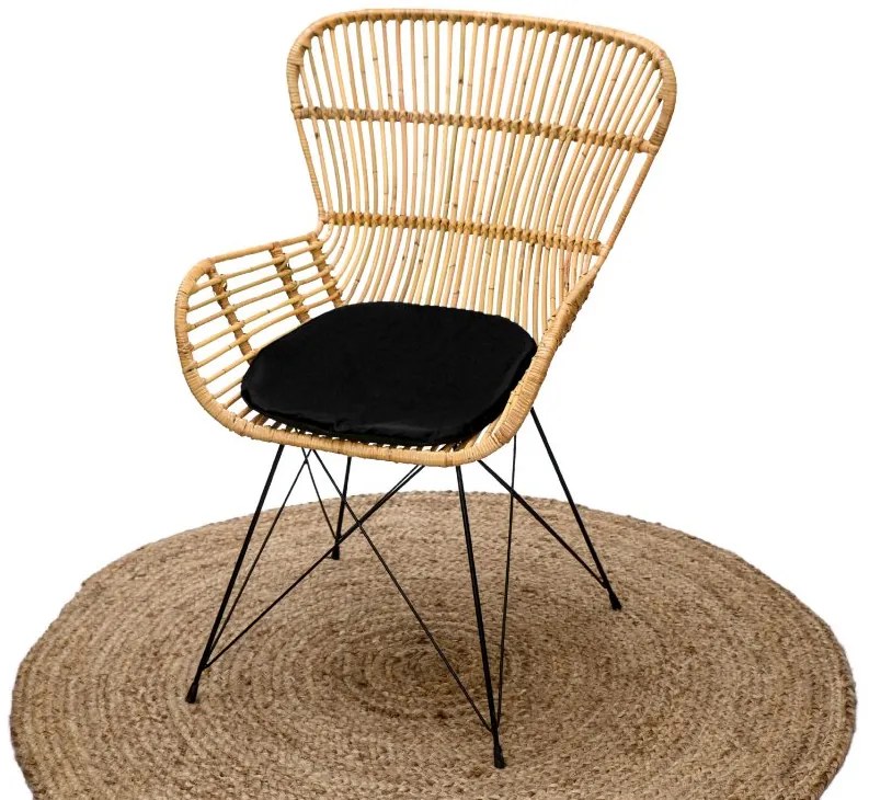 Podsedák na stoličku STANDARD čierny