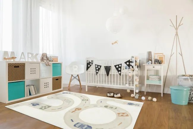 Koberec Esme Kids C6241A krémový / biely