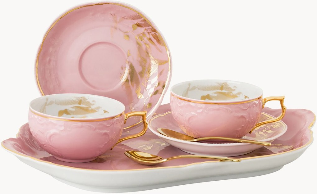 Porcelánová čajová súprava Sanssouci Jubilee, 7 ks