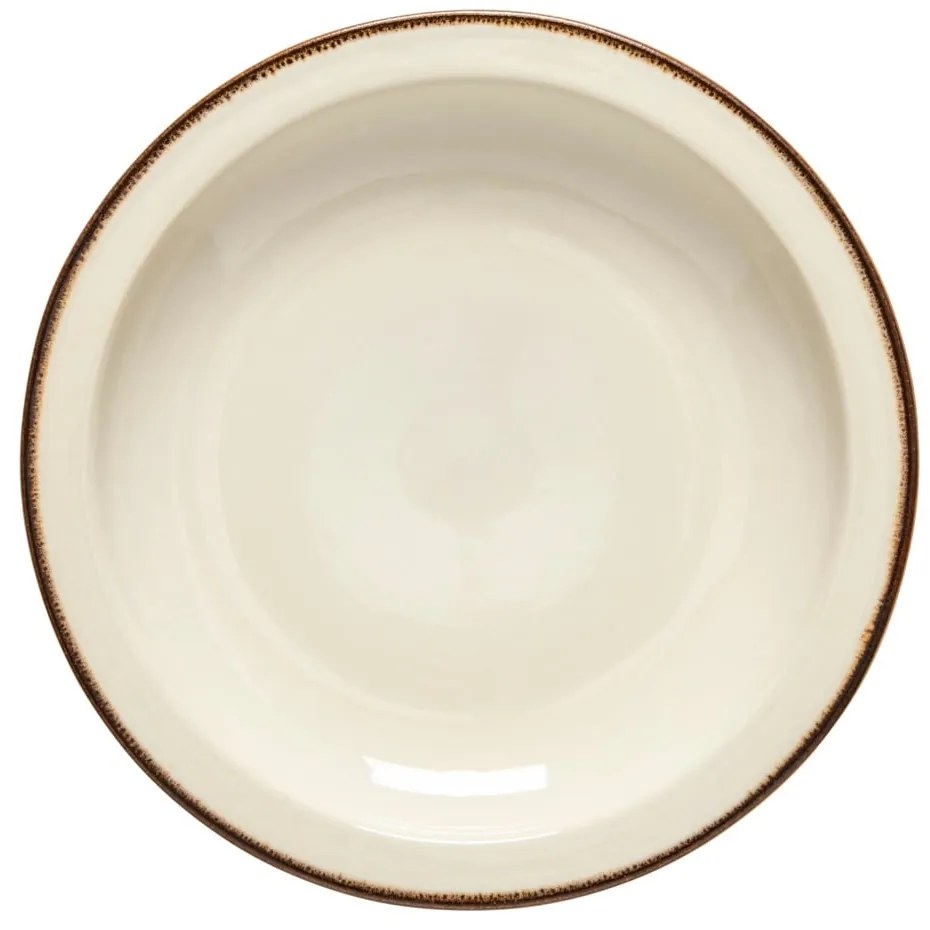 Dezertný tanier z kameniny v tehlovo-béžovej farbe ø 20 cm Poterie – Casafina