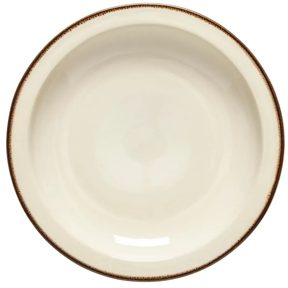 Dezertný tanier z kameniny v tehlovo-béžovej farbe ø 20 cm Poterie – Casafina