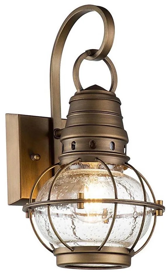 Kichler KL-BRIDGEPOINT-S-NBR - Vonkajšie svietidlo BRIDGEPOINT 1xE27/60W/230V IP44