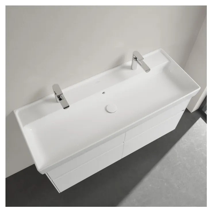 Villeroy & Boch Collaro - Umývadlo 1200x470 mm, s prepadom, alpská biela CeramicPlus 4A33C4R1