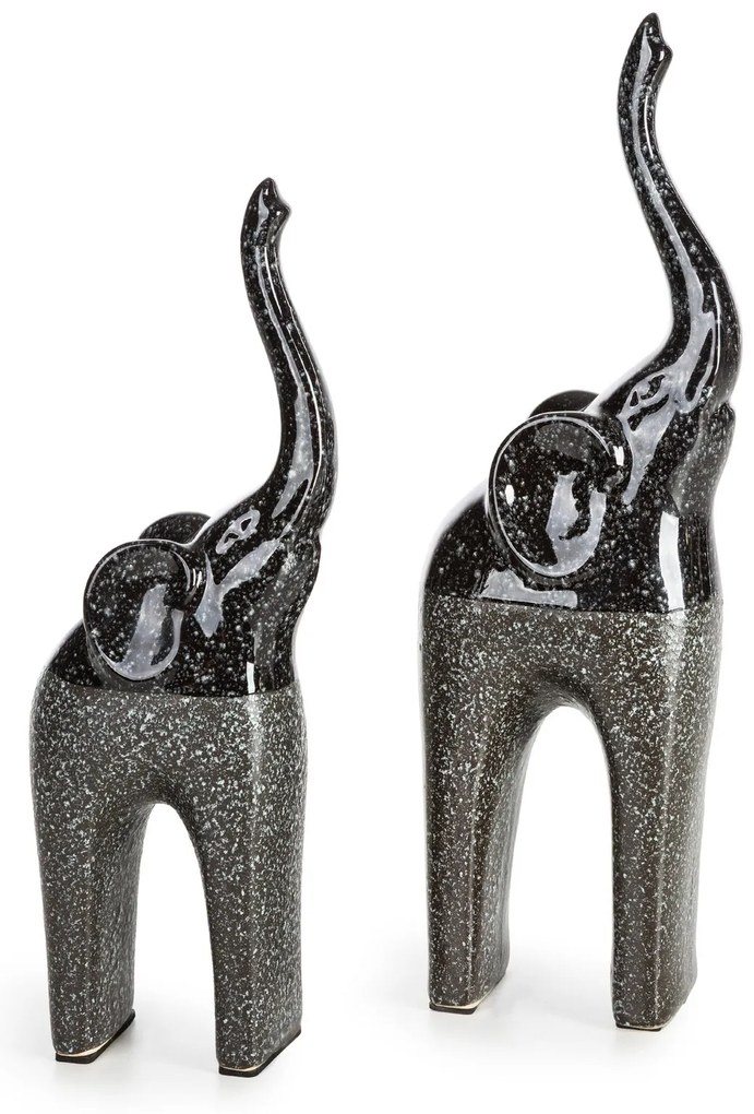 DEKORAČNÁ SOŠKA MANDI 11X7X30 CM TMAVOSIVÁ