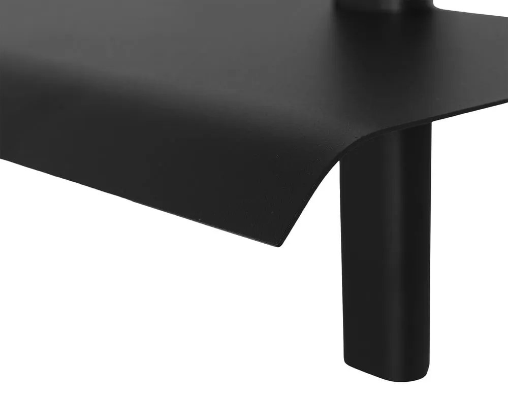 Čierna kovová polica 28 cm Hola – Spinder Design