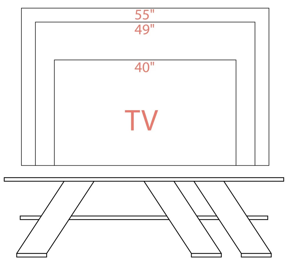 TV stolek Houseland Fella dub safírový