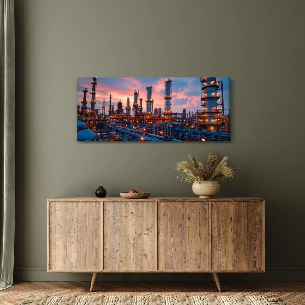 Obraz - Priemyselné preteky (120x50 cm)
