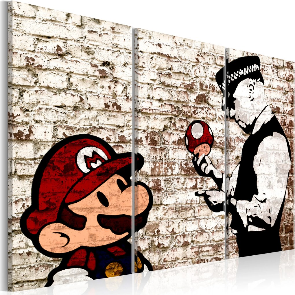 Obraz - Mario Bros: Torn Wall 120x80