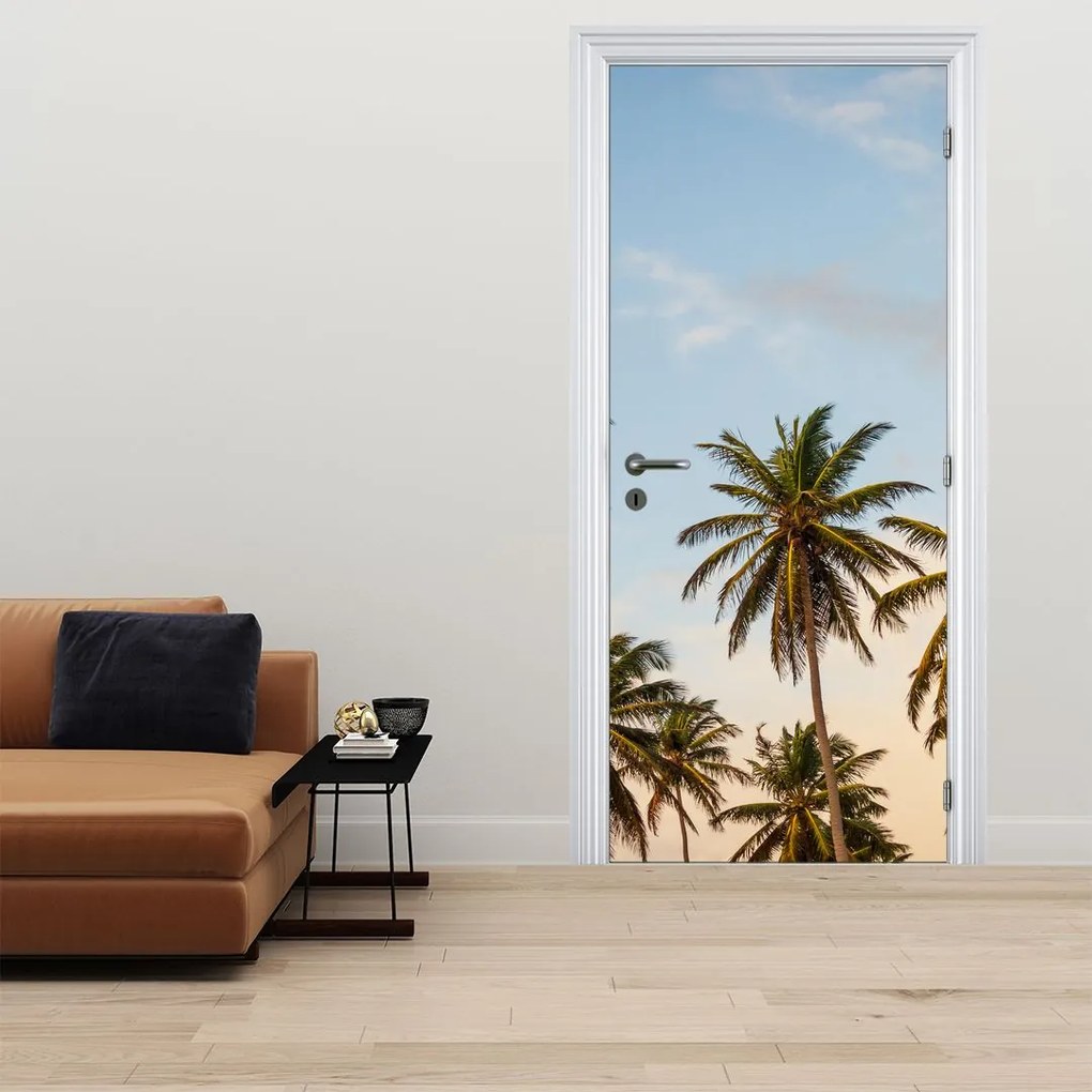 Fototapeta na dvere - Palmy (95x205cm)