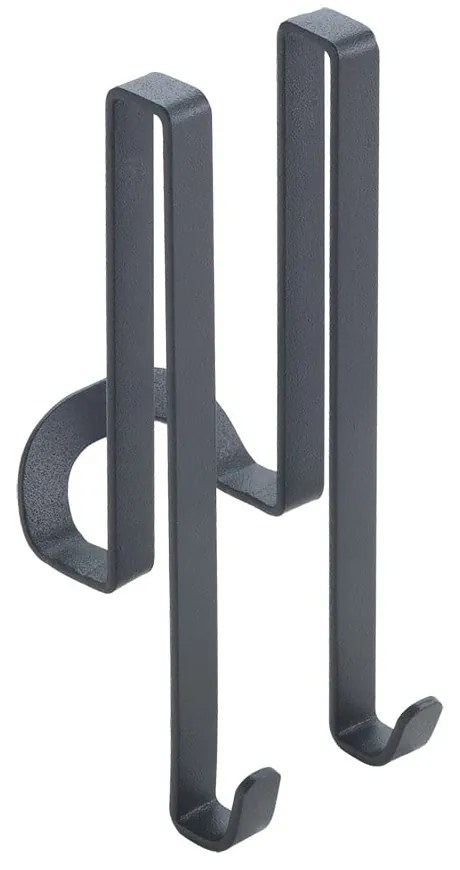 Sivý závesný háčik Metaltex Origin