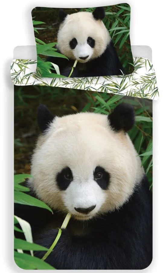 Bavlnené obliečky Panda 01 140x200 70x90 cm 100% Bavlna