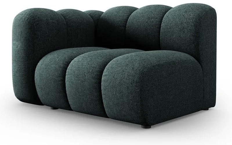 Tyrkysovomodrý modul pohovky (ľavý roh) Lupine – Micadoni Home