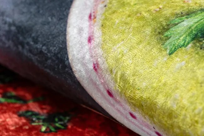 Protišmykový koberec / behúň ANDRE 33290 sivý / žltý