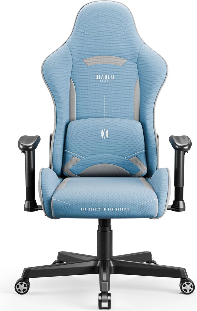 Textilné herné kreslo Diablo X-Starter modré