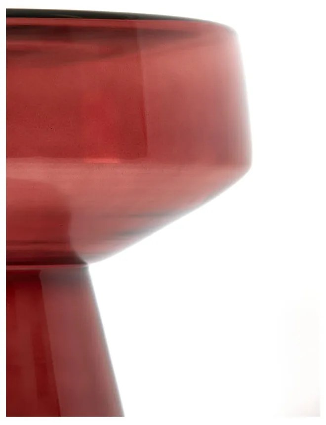 Sklenený okrúhly odkladací stolík ø 37 cm Dakwa – Light & Living