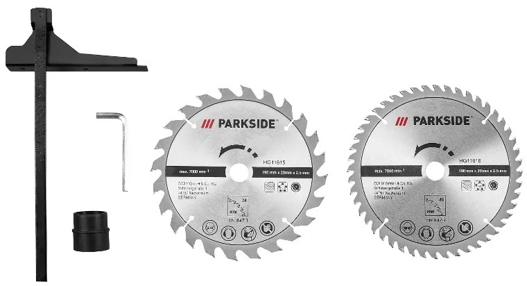 Parkside®  Ručná kotúčová píla Phks 1350 E4  (100391892)