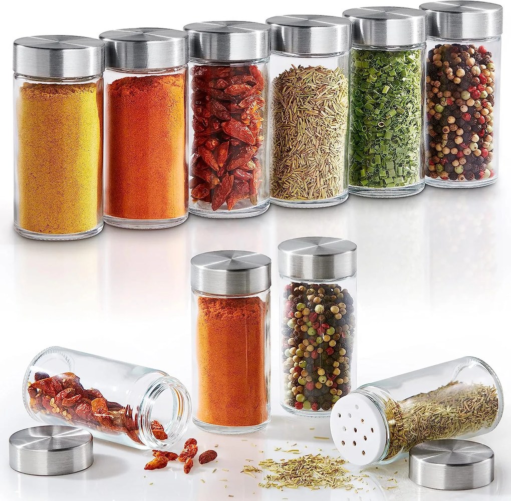 5Five® Korenka, súprava 6 ks sklenených koreničiek so sypátkom, POTS 80 ml