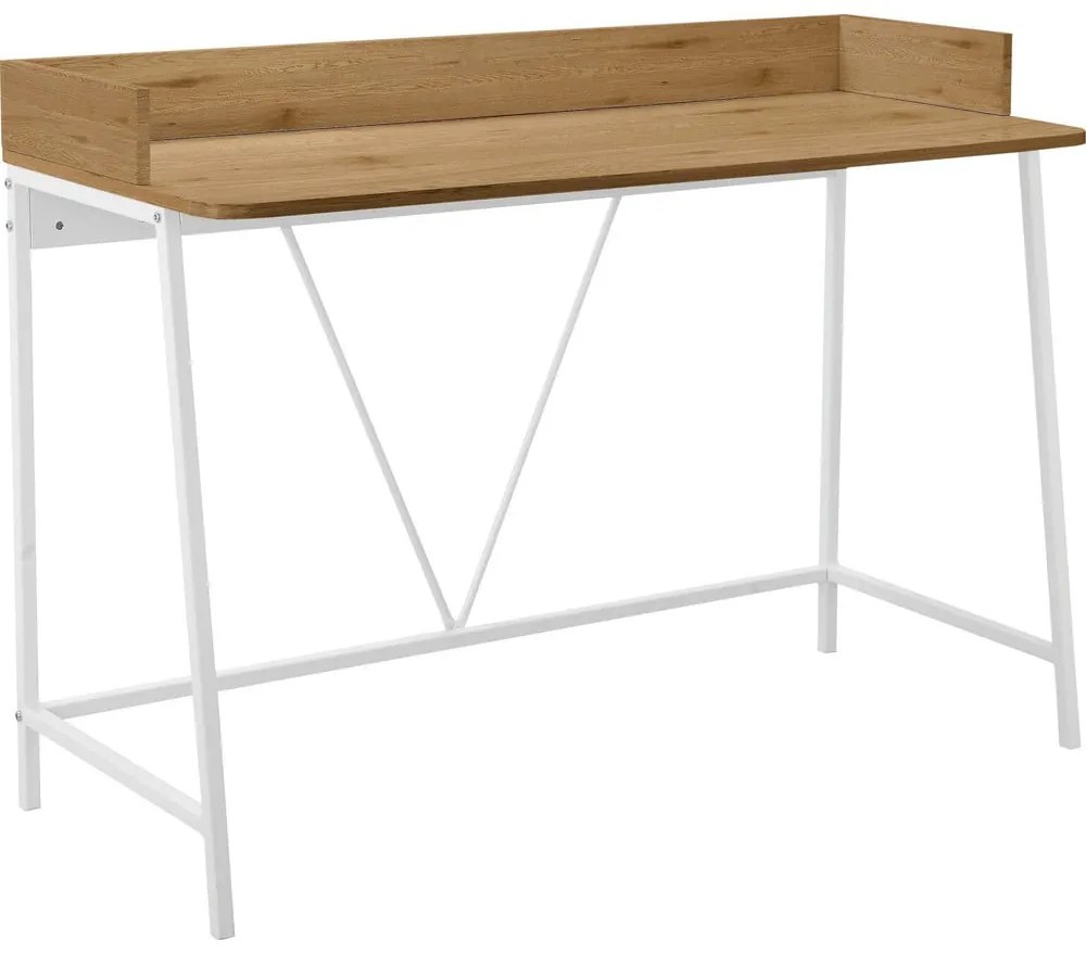 Pracovný stôl s doskou v dubovom dekore 50x120 cm Savona – Støraa