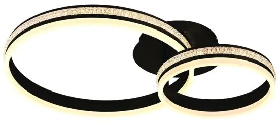 LED Stmievateľný prisadený luster LED/110W/230V 3000-6500K + diaľkové ovládanie