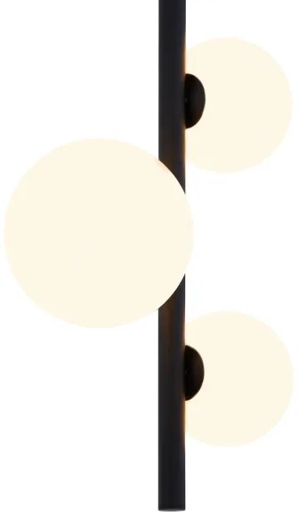 Jupiter 1926 - Luster na lanku TAIDA 4xG9/40W/230V čierna