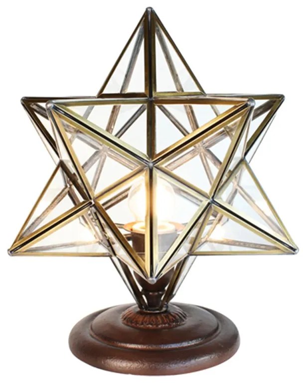 Stolná transparent lampa STAR