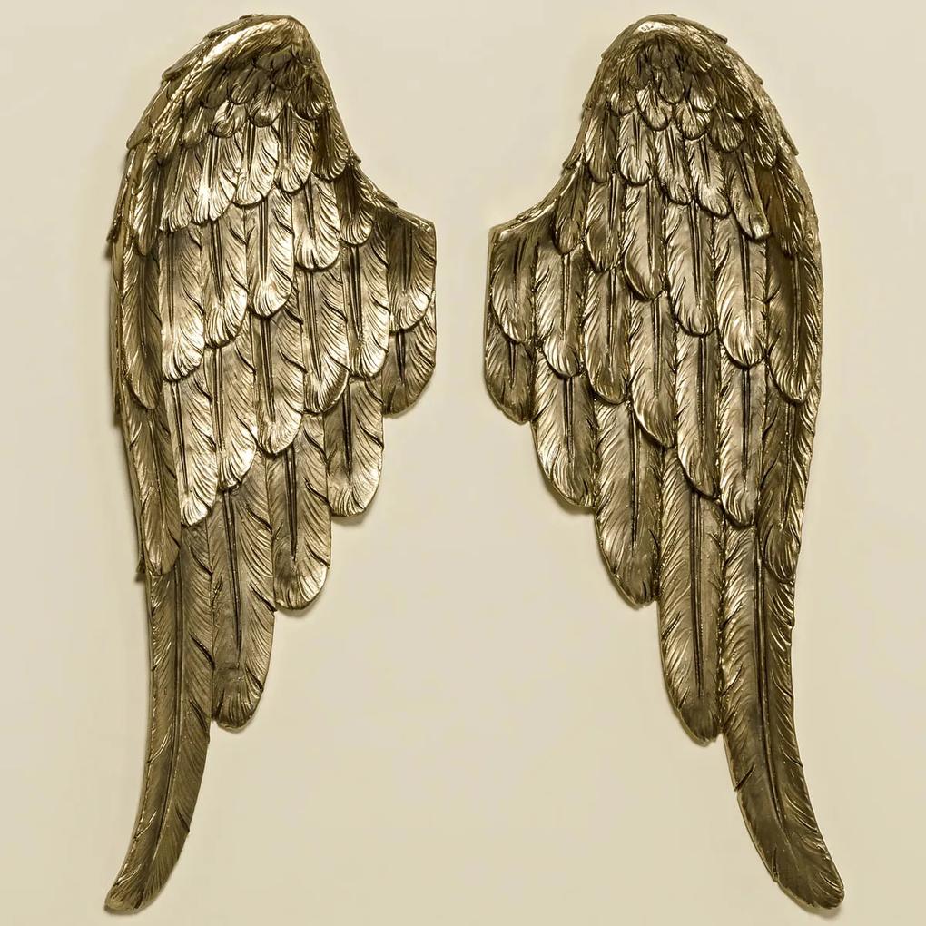 Nástenná dekorácia Krídla Cosmo, 2 ks