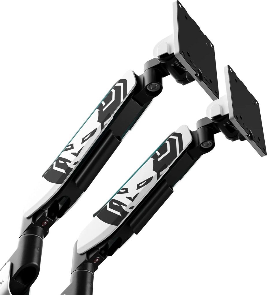 Držiak na dva monitory 35" RGB, bielo-čierny: Diablo X-Arm Dual