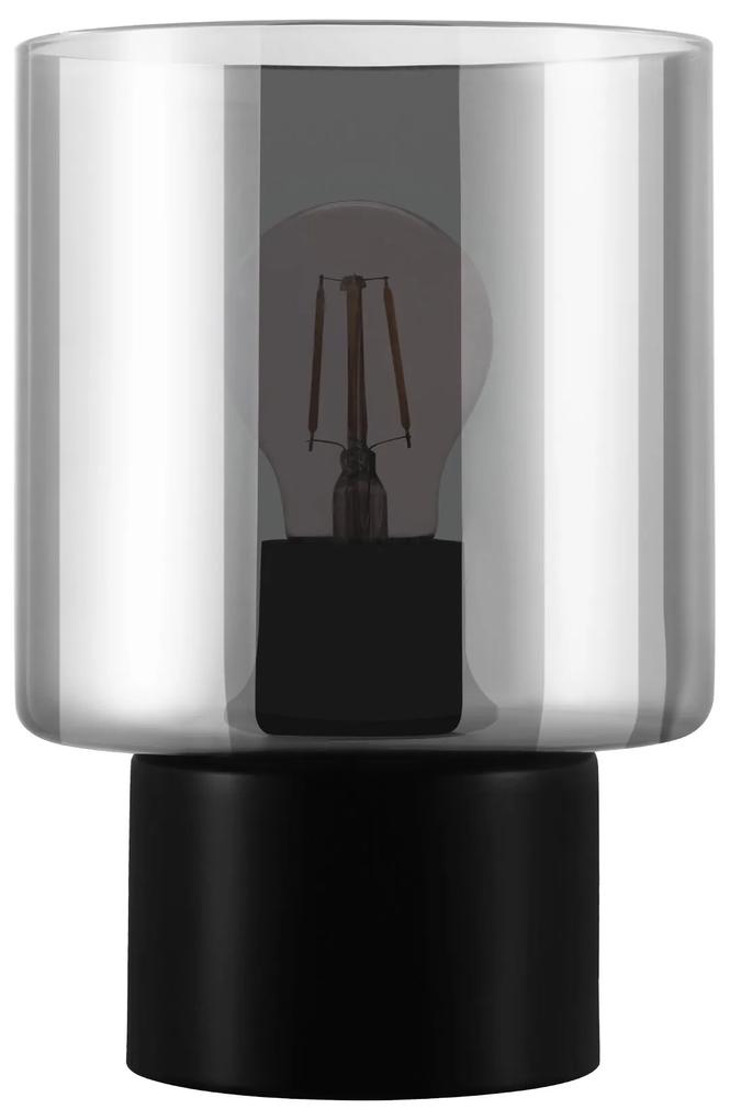 EGLO Moderná stolná lampa GOROSIBA, 1xE27, 60W, čierna