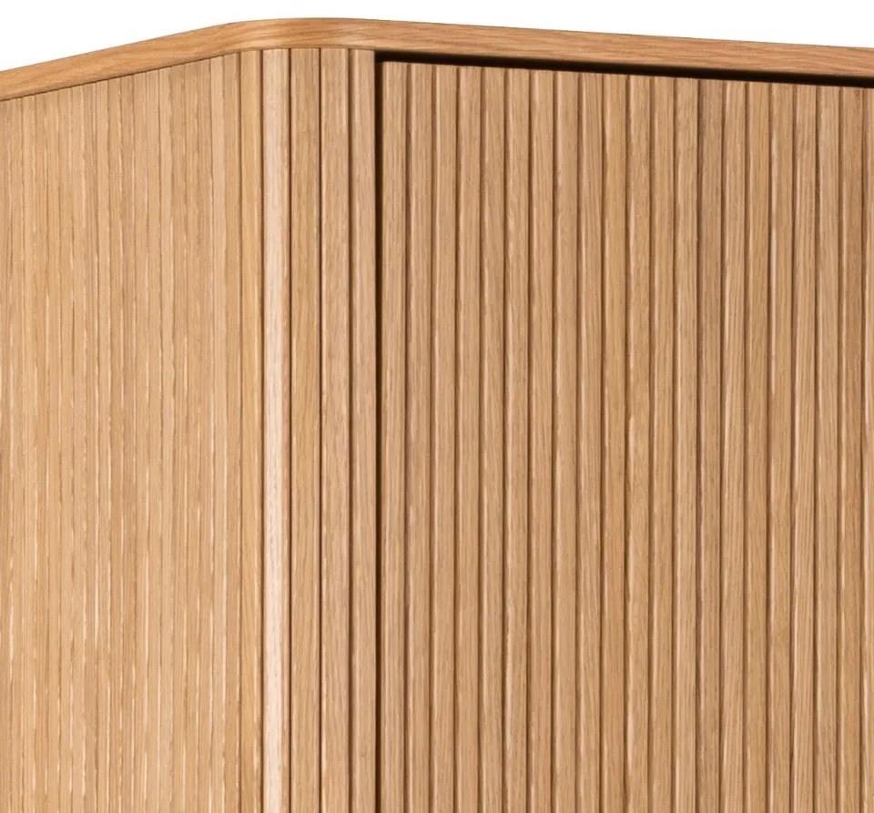 Šatní skříň Langley lakovaný dub přírodní