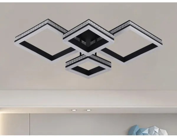 LED stmievateľný prisadený luster LED/175W/230V 3000-6500K + diaľkové ovládanie