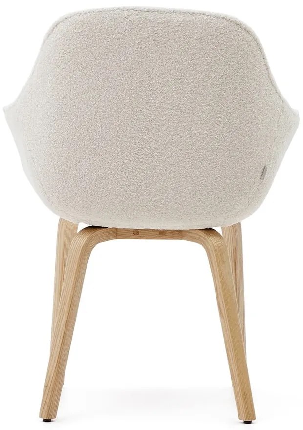 Biela jedálenská stolička Aleli – Kave Home