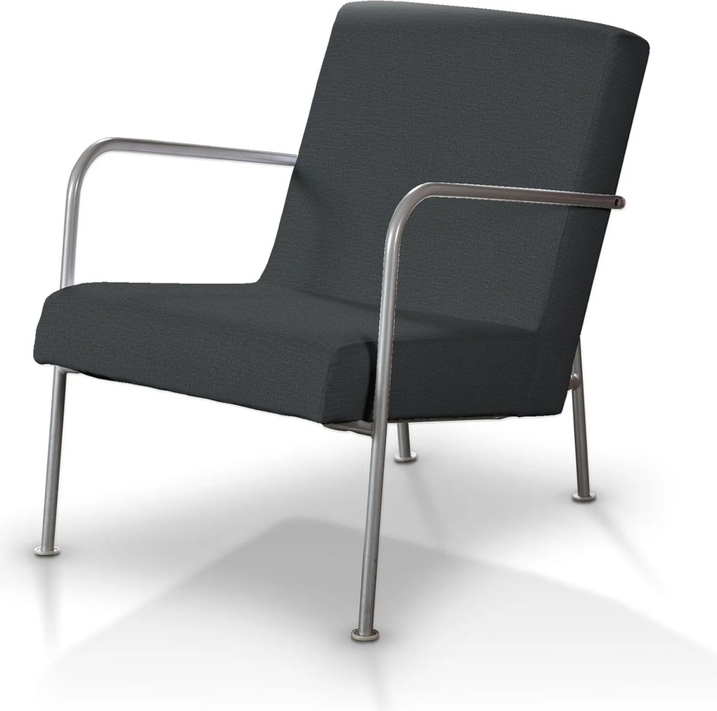 Poťah na kreslo Ikea PS farba produktu sivá látka zamatová