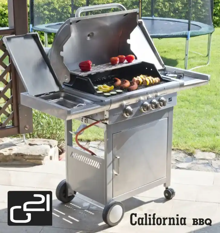G21 Plynový gril California BBQ Premium line, 4 horáky | BIANO