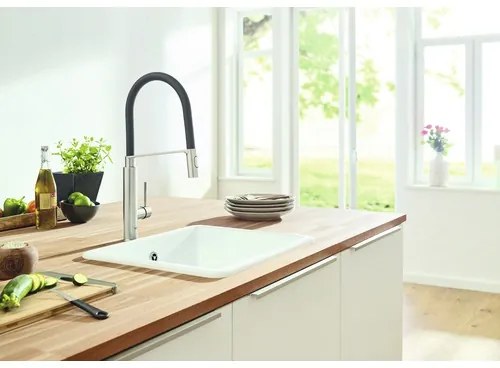 Kuchynská batéria so sprškou GROHE Concetto supersteel 31491DC0