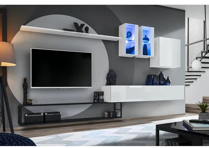 Obývacia stena Switch Met I biely