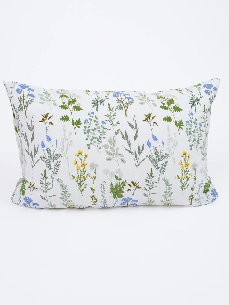 Krepová obliečka na vankúš Renforcé 40 × 60 cm - Bianca biela