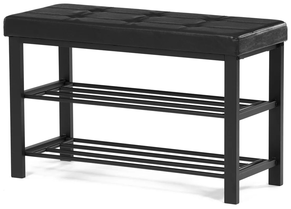 Botník dvojúrovňový Autronic ABO-W2012 BK, 81cm