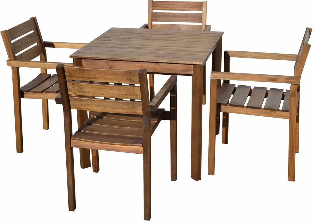 Zostava záhradného nábytku SCOTT akácia