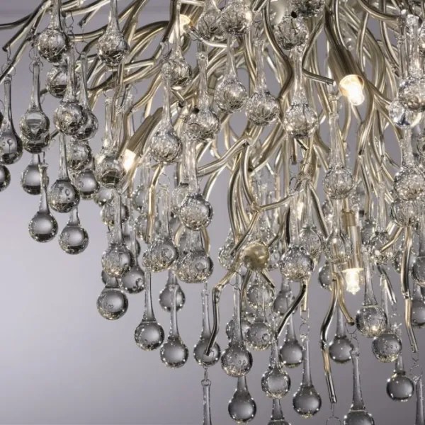 Paul Neuhaus 8091-55 - Prisadený luster ICICLE 9xG9/40W/230V pr. 50 cm chróm