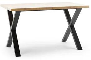 Jedálenský stôl HANIA - dub sonoma/čierna
