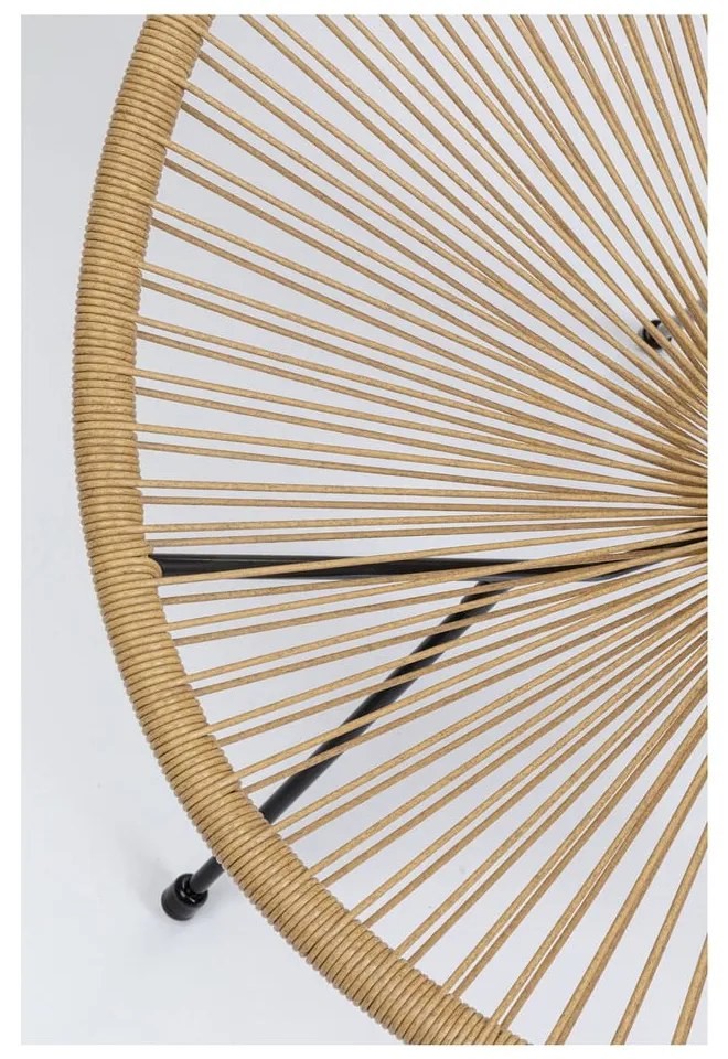 Svetlohnedé kreslo Kare Design Acapulco