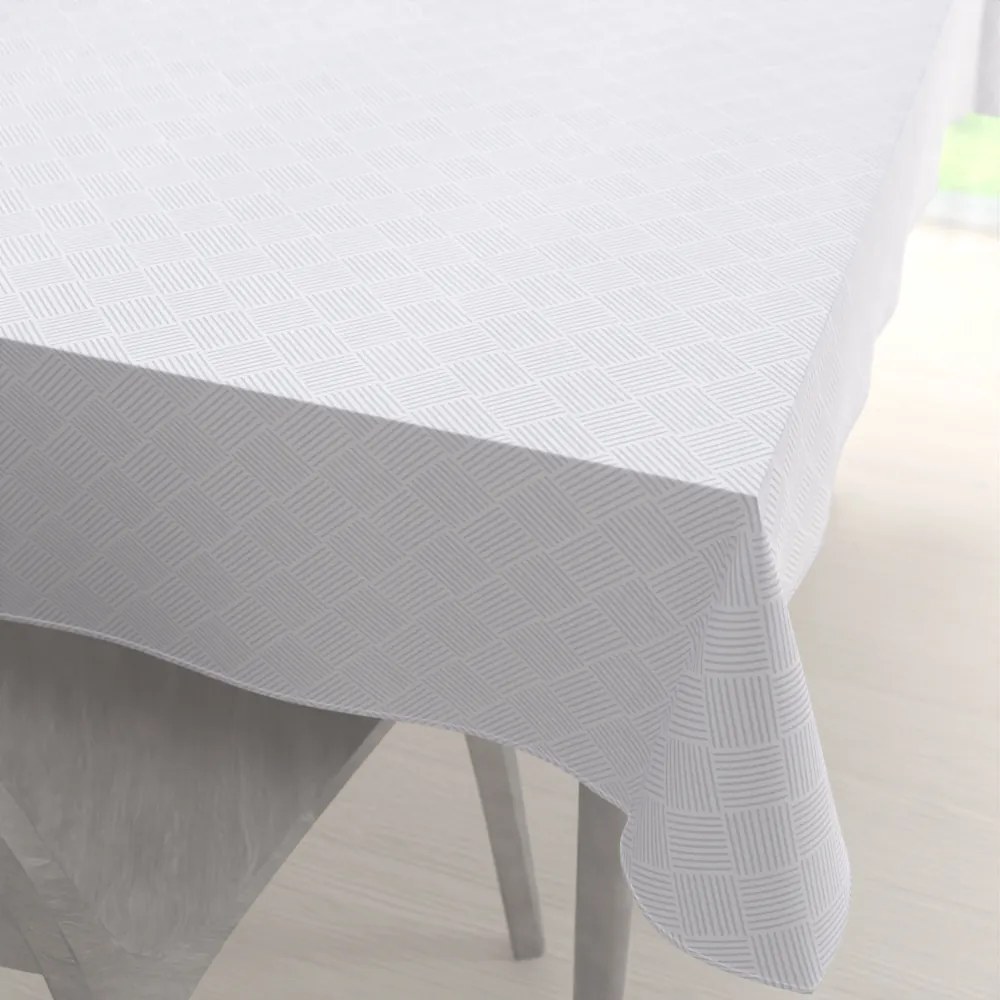 Biante Teflónový obdĺžnikový obrus Milano TF-094 - biely 60x100 cm