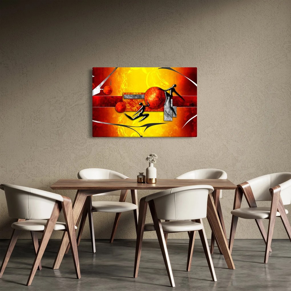 Obraz - Maľba ľudskosti (90x60 cm)