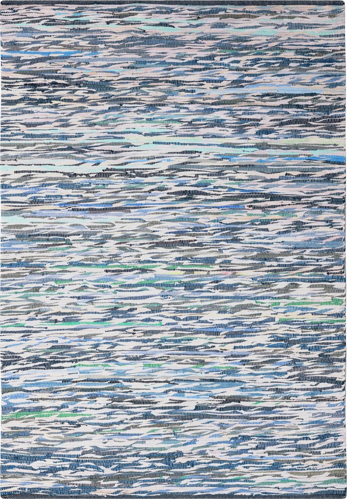 My Flair, Kusový koberec Ashraf grau/blau Mix, 140x200, modrá, chodba / predsieň