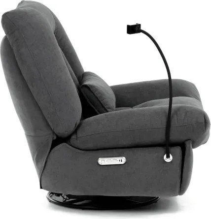 Polohovacie kreslo sivé, elektrické TV-7089 GREY2