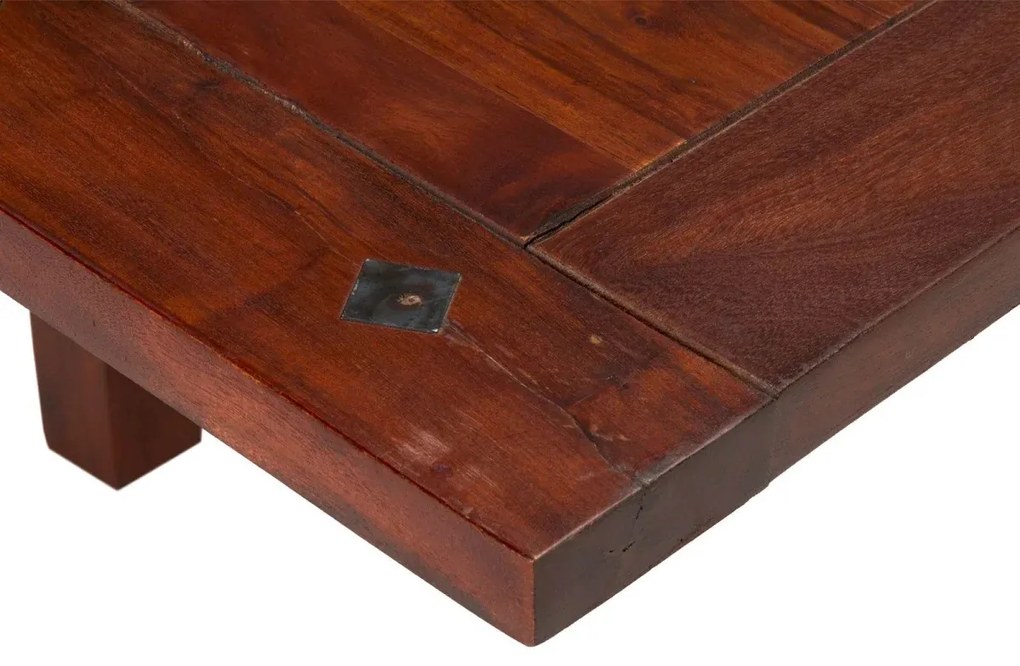 furniture-nabytek.cz - Masívna pripínacia doska Texas z akáciového dreva, lakovaná, hnedá – 40×90×6 cm