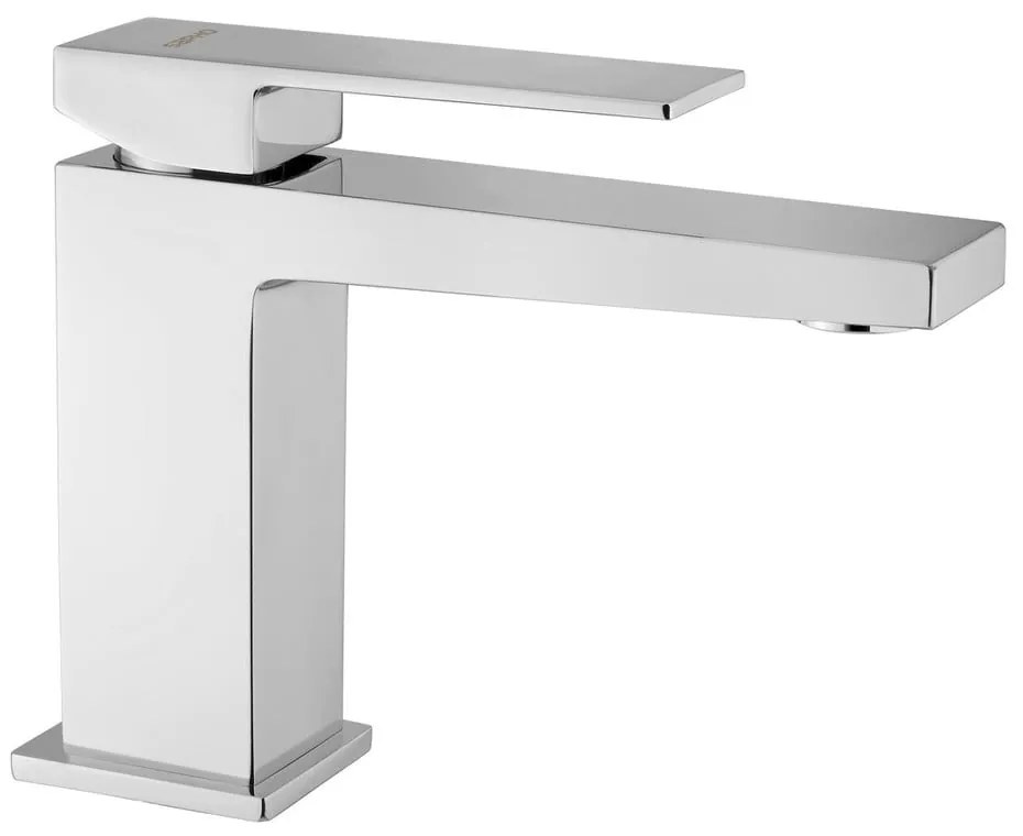 Stojančeková umývadlová batéria v lesklej striebornej farbe Latus – Sapho
