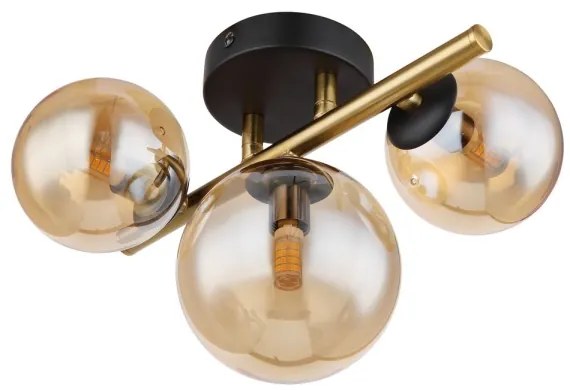 Globo 56135-3W - LED Prisadený luster RIHA 3xG9/3,5W/230V mosadz